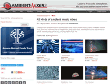 Tablet Screenshot of ambient-music.ambient-mixer.com