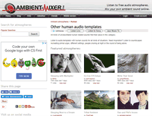 Tablet Screenshot of human-other.ambient-mixer.com
