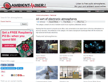 Tablet Screenshot of electronic.ambient-mixer.com