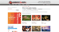 Desktop Screenshot of music-other.ambient-mixer.com