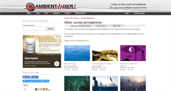 Desktop Screenshot of fun-other.ambient-mixer.com