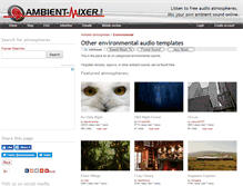 Tablet Screenshot of environment-other.ambient-mixer.com