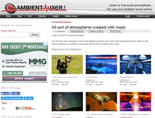 Tablet Screenshot of music.ambient-mixer.com