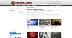Desktop Screenshot of human.ambient-mixer.com